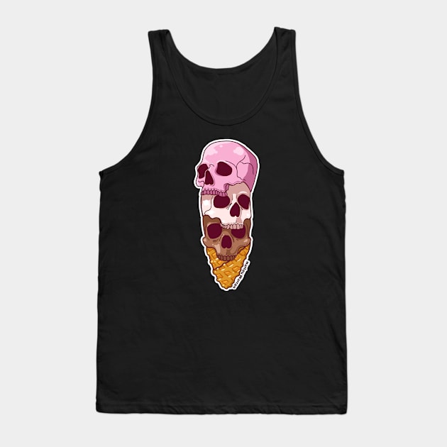 Skull Cone Tank Top by Harley Warren